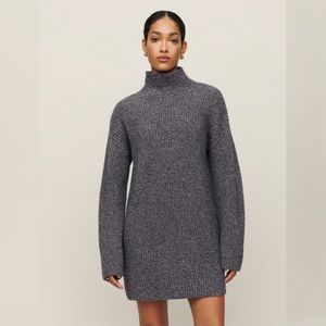 REFORMATION Zucca Regenerative Wool Dress Small